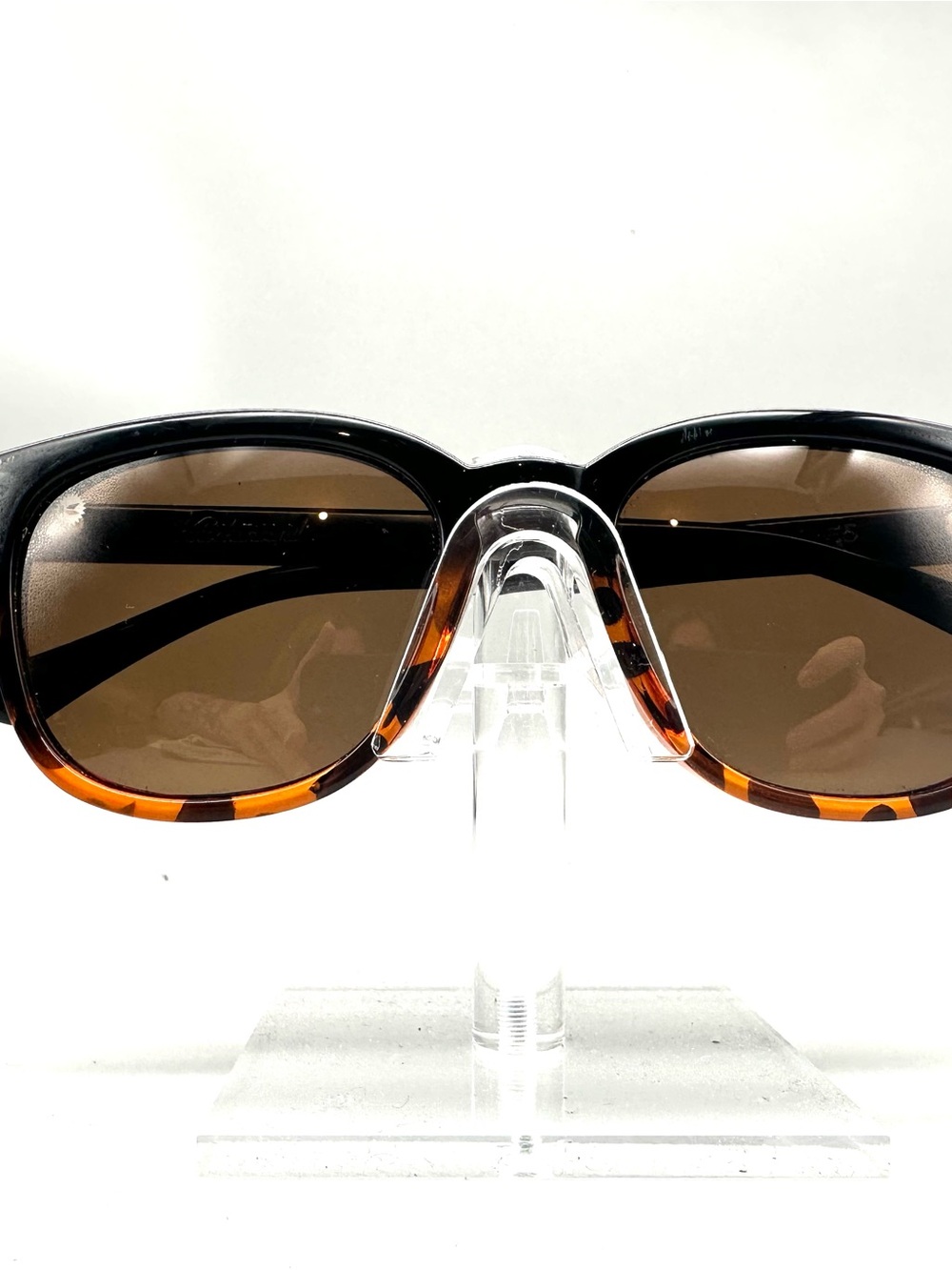 Knockaround Paso Robles Sunglasses Black Amber Tortoise Fade Mens Square Frames